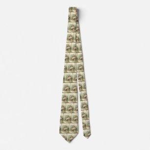 Corbata Niña Victoriana Vintage, Cesta de Frutas de Primav