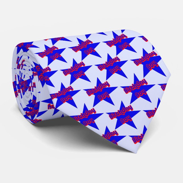 Corbata Niño de cumpleaños humorístico (Enrollado)