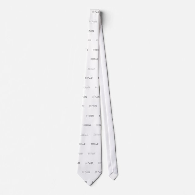 Corbata No es un error, diseño divertido (Anverso)