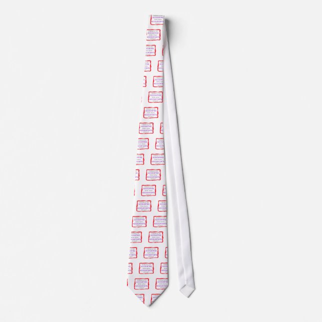 Corbata No hay contabilidad para contables (Anverso)