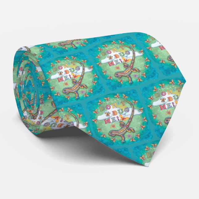 Corbata No me molestes Lagarto  (Enrollado)