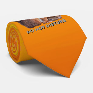 Corbata No Molestar (Amarillo/Naranja)