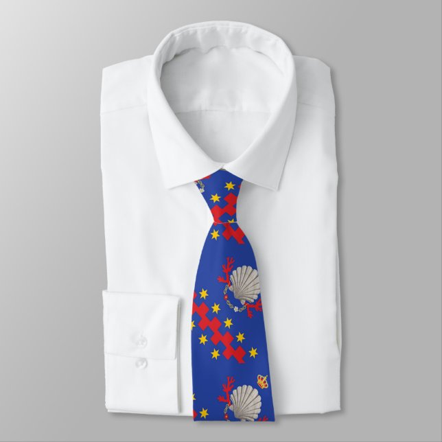 Corbata Nobile Contrada del Nicchio (Concha marina) (Atado)