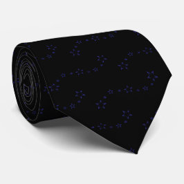 Corbata noche de estrella azul