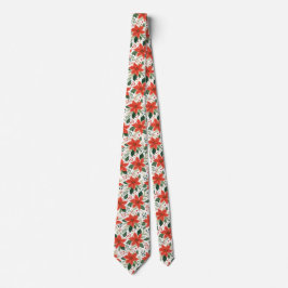 Corbata Nochebuenas Rojas Festivas