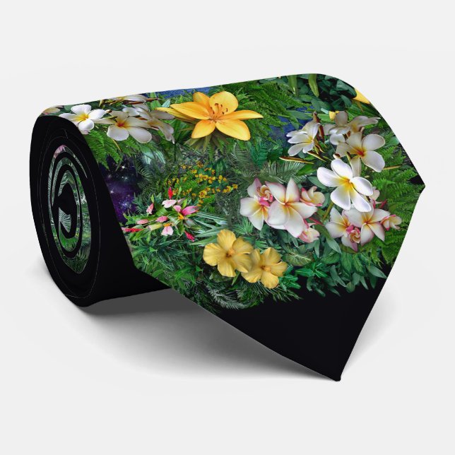 Corbata Noches tropicales (Enrollado)