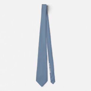 Corbata Nombre de color azul de la grúa azul