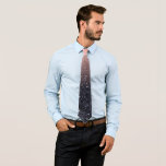 Corbata Nombre de las parqueas de Purpurina negro y rosa m<br><div class="desc">Nombre de las parqueas de Purpurina negro y rosa moderno</div>