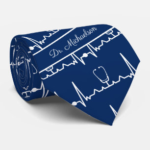 Corbata Nombre del Médica médico Cardiólogo Cardiograma EC