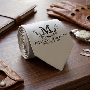 Corbata Nombre del patrón de bola de golf personalizado an