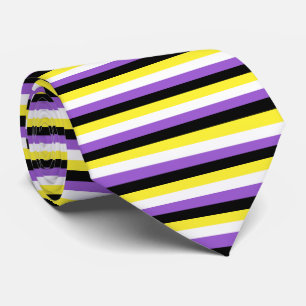 Corbata Non Binary Pride Flag