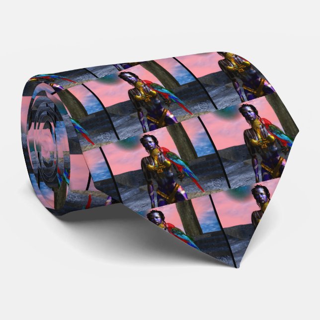 CORBATA NORA CYBER WARRIOR (Enrollado)