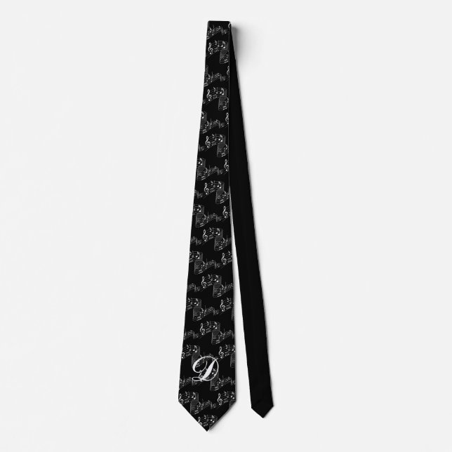 CORBATA NOTAS DEL MONOGRAMA MULTI-MUSIC (Anverso)
