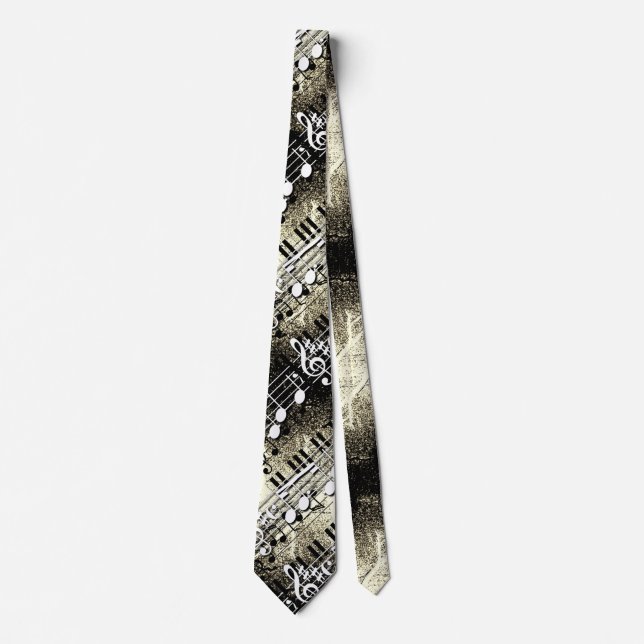 Corbata Notas musicales (Anverso)