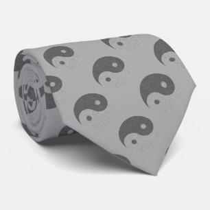 Corbata Notas musicales Yin Yang
