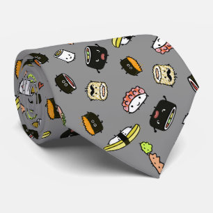Corbata Novedad divertida del sushi del modelo lindo de