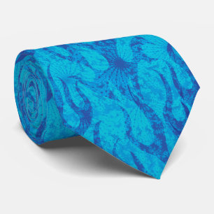 Corbata Novedad Guay Blue Flames