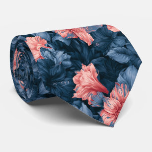 Corbata Novia de Amaryllis Estampado Padre Corporativo