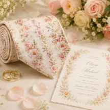 Novio de boda de jardín de primavera floral rosa s