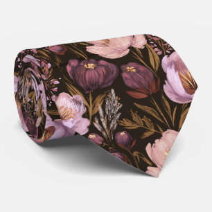 Corbata Novio de flores de peonía Boda de destino