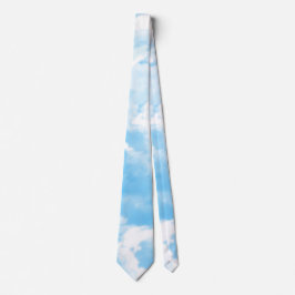Corbata Nubes de cielo azul