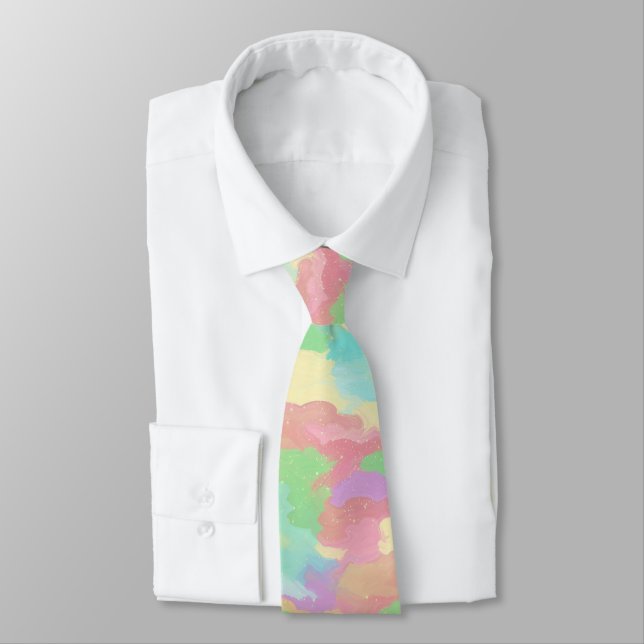 Corbata Nubes de Sueños (Atado)