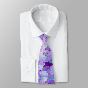 Corbata Nubes Japonesas, Crepúsculo, Violeta y Púrpura Int
