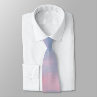 Corbata Nubes rosadas de personalizable