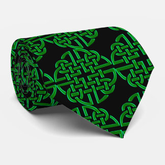 Corbata Nudos celtas en negro