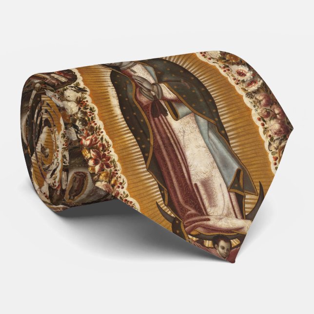 Corbata nuestra dama de guadalupe (Enrollado)