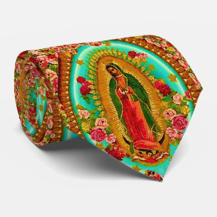 Corbata Nuestro Virgen María mexicano del santo de señor