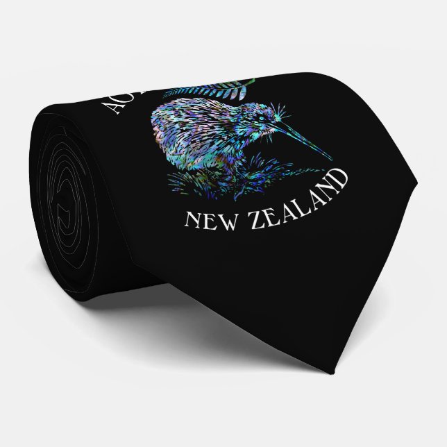 CORBATA NUEVA ZEALAND KIWI PAUA (Enrollado)
