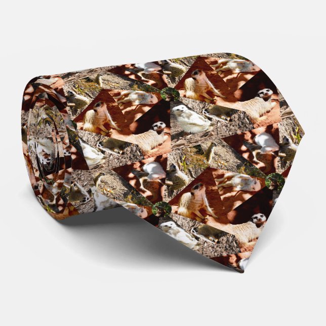 Corbata Nueve triángulos de Meerkat, Canto De Cuello (Enrollado)