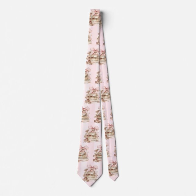 Corbata Nuevo capítulo lazos rosados rayas (Anverso)