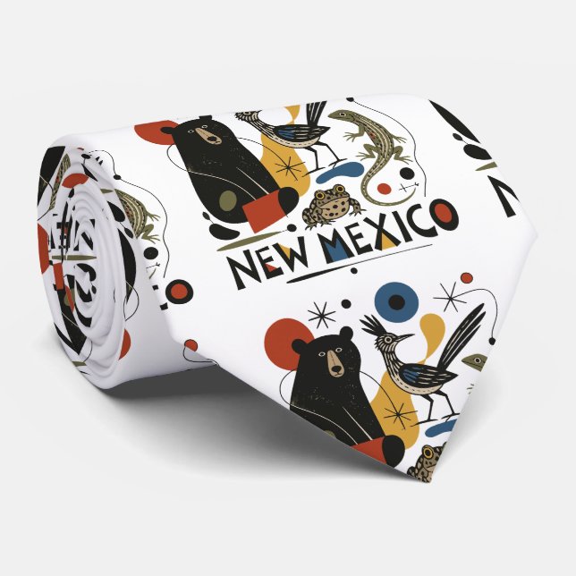 Corbata Nuevo México Espíritu del Sudoeste (Enrollado)