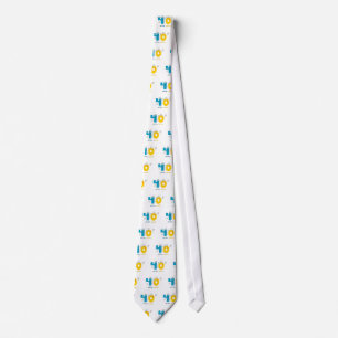 Corbata Número feliz 40