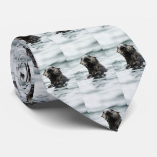 Corbata Nutria sabia