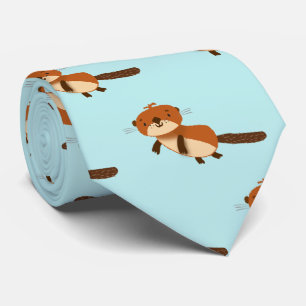 Corbata Nutrias que nadan