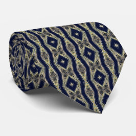 Corbata Obra Maestra Rastreadora: Flujo Dorado (Pulso Vert