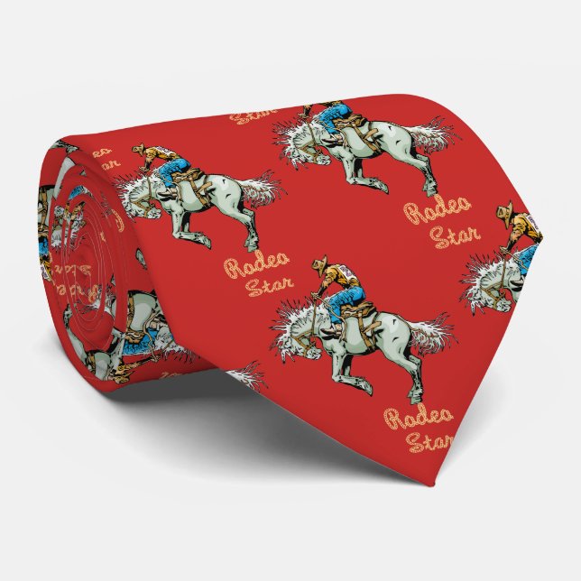 Corbata occidental del jinete del Bronc del (Enrollado)