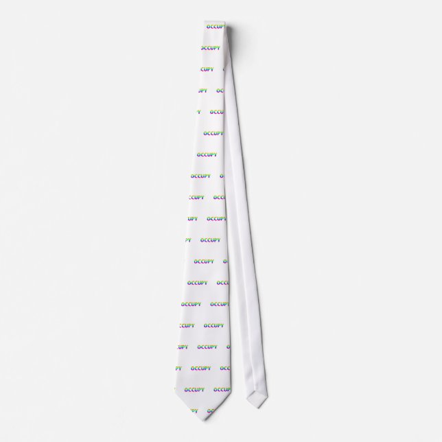 Corbata Occupy Rainbow (Anverso)