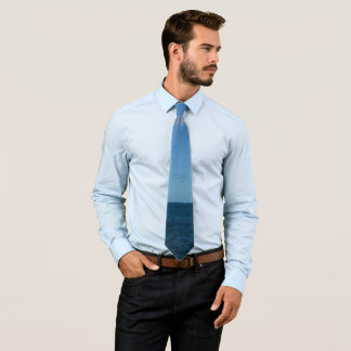 Corbata Océano azul del horizonte de Santa Lucía