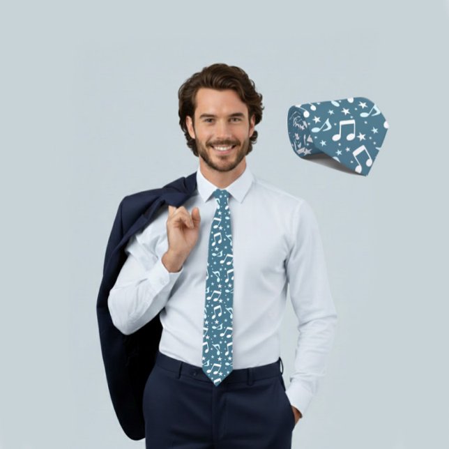 Corbata Océano de música con patrón (Subido por el creador)
