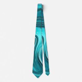 Corbata Océano Swirls Turquoise Necea Tira