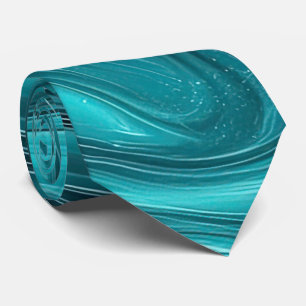 Corbata Océano Swirls Turquoise Necea Tira