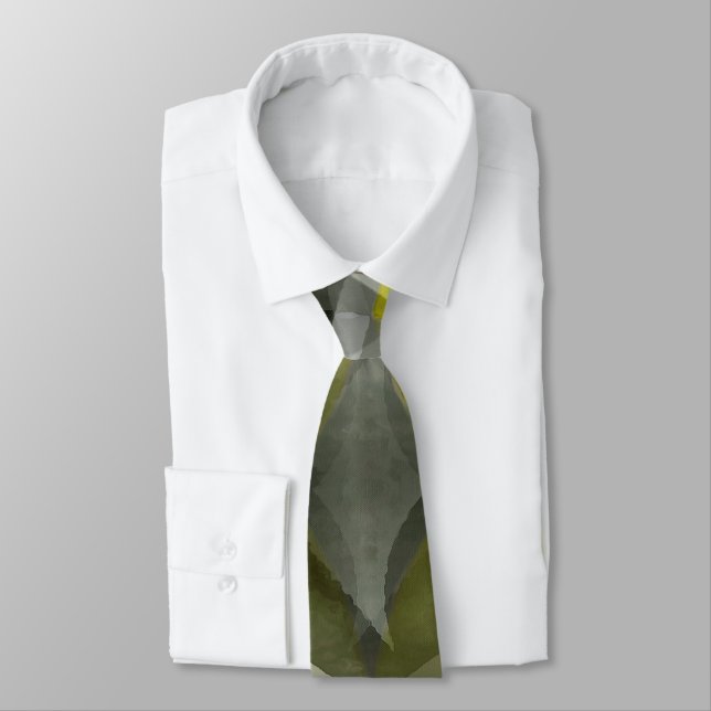 Corbata Ochenta vibraciones cobre amarillo y gris (Atado)