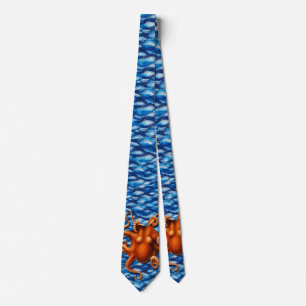 Corbata Octopus de Naranja caído