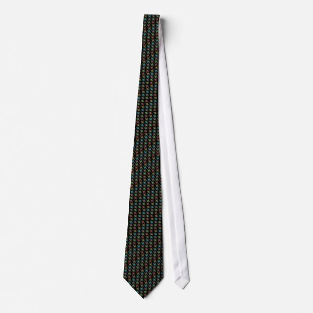 Corbata Octopusos bailarines (Anverso)