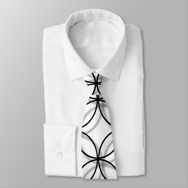 Corbata Offset Shadow Circles Tie (Atado)