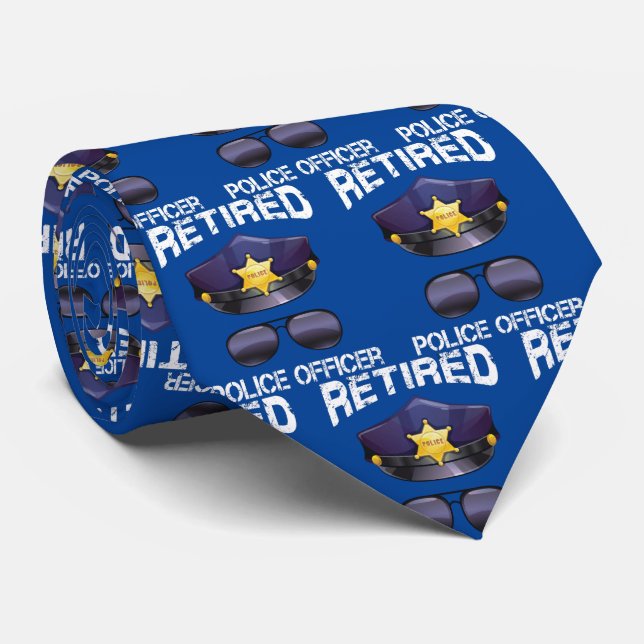 Corbata Oficial de policía retirado: Gorra y sombrillas (Enrollado)